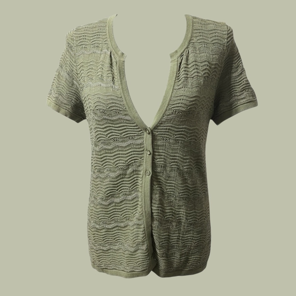 Croft & Barrow Short Sleeved Cardigan